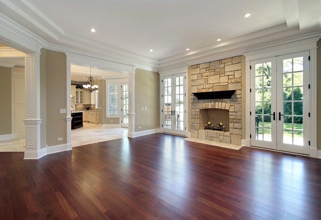 high-quality hardwood flooring adding value to a home